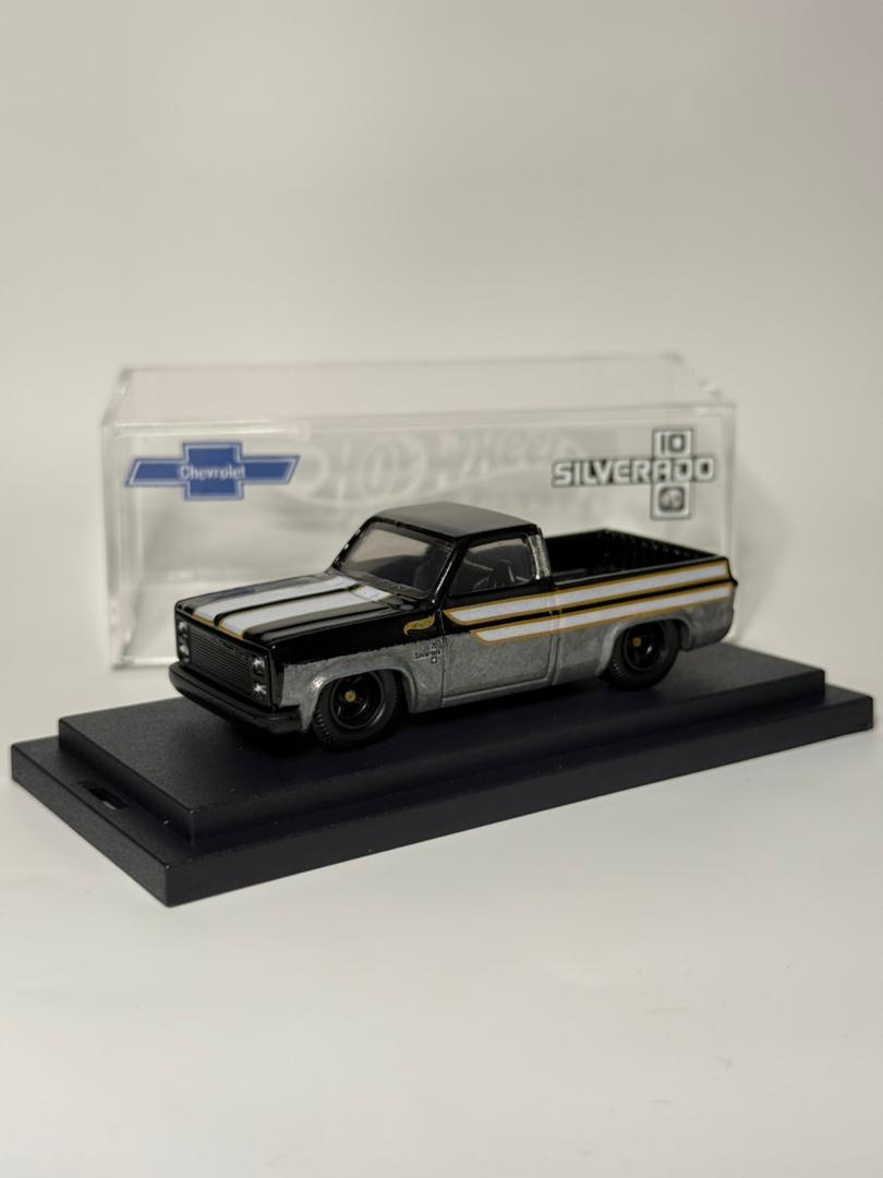 Hot Wheels Custom '83 Chevy Silverado Black Zamac Edition (SPECIAL EDITION)