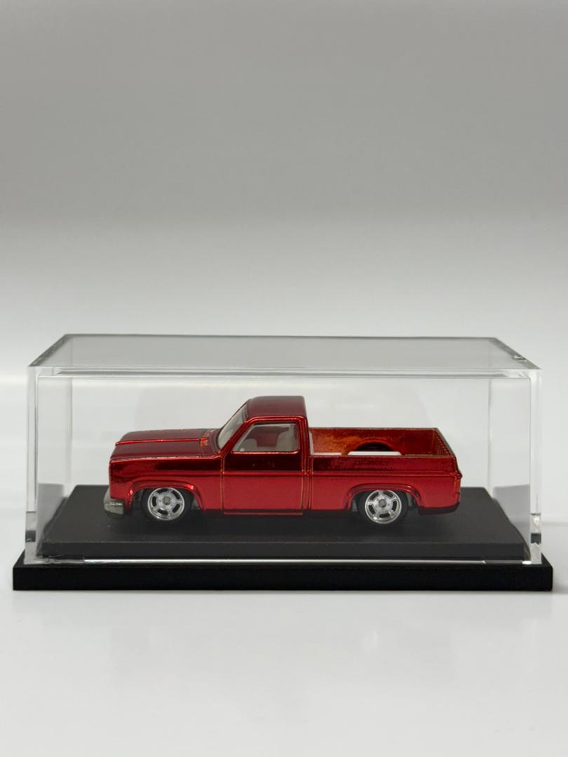 Hot Wheels Custom '83 Chevy Silverado Special RedmixOrange Spectraflame