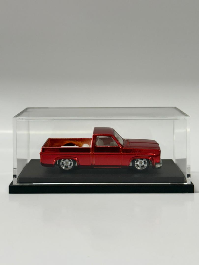 Hot Wheels Custom '83 Chevy Silverado Special RedmixOrange Spectraflame