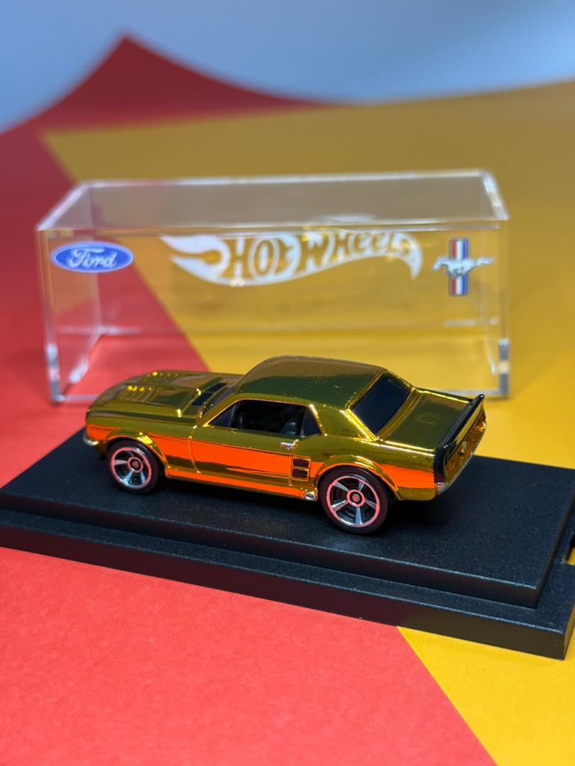 Hot Wheels Special Combo Edition 69'Camaro / 67'Mustang GoldOrange Spectraflame