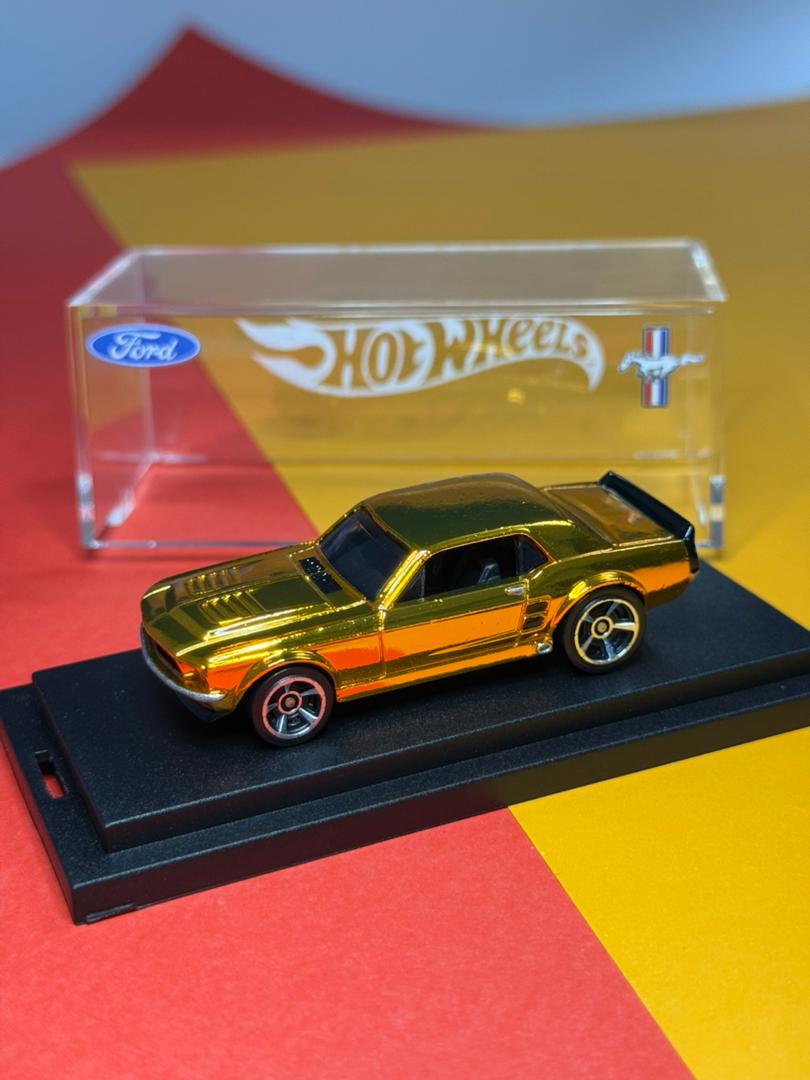 Hot Wheels Special Combo Edition 69'Camaro / 67'Mustang GoldOrange Spectraflame