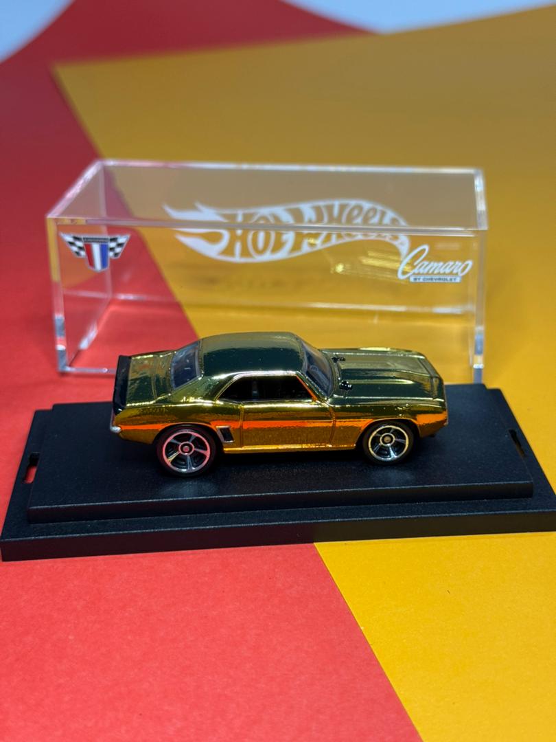 Hot Wheels Special Combo Edition 69'Camaro / 67'Mustang GoldOrange Spectraflame