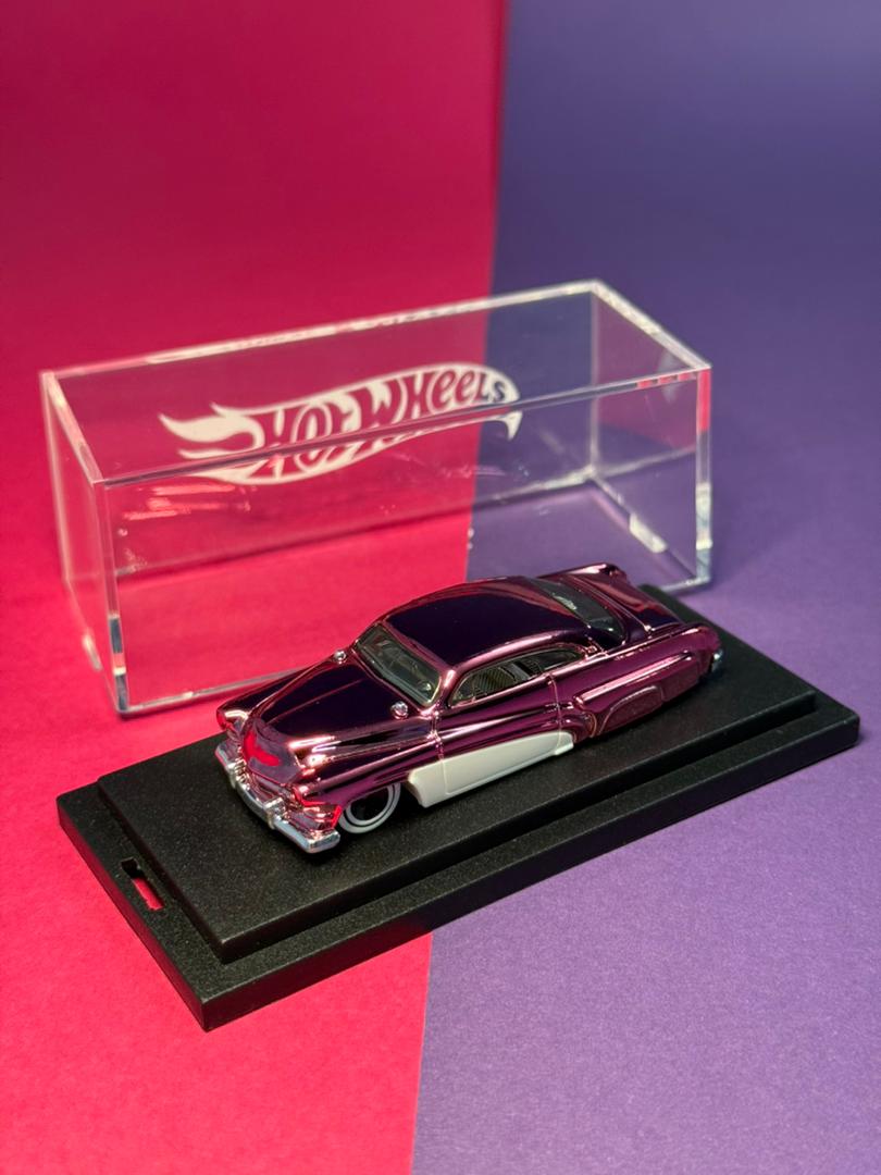 Hot Wheels Custom '51 Hirohata Merc Pink Flamingo Spectraflame (1 of 1 EDITION)