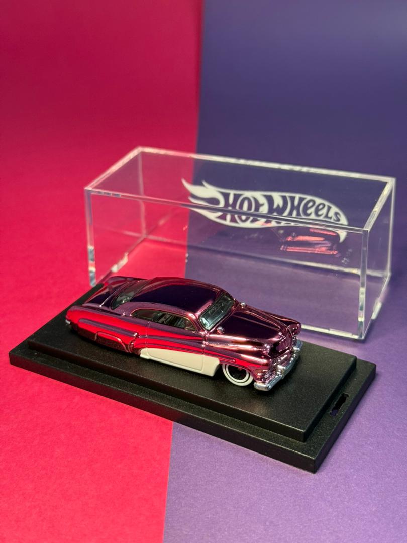 Hot Wheels Custom '51 Hirohata Merc Pink Flamingo Spectraflame (1 of 1 EDITION)