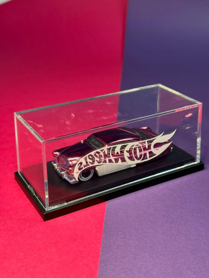 Hot Wheels Custom '51 Hirohata Merc Pink Flamingo Spectraflame (1 of 1 EDITION)