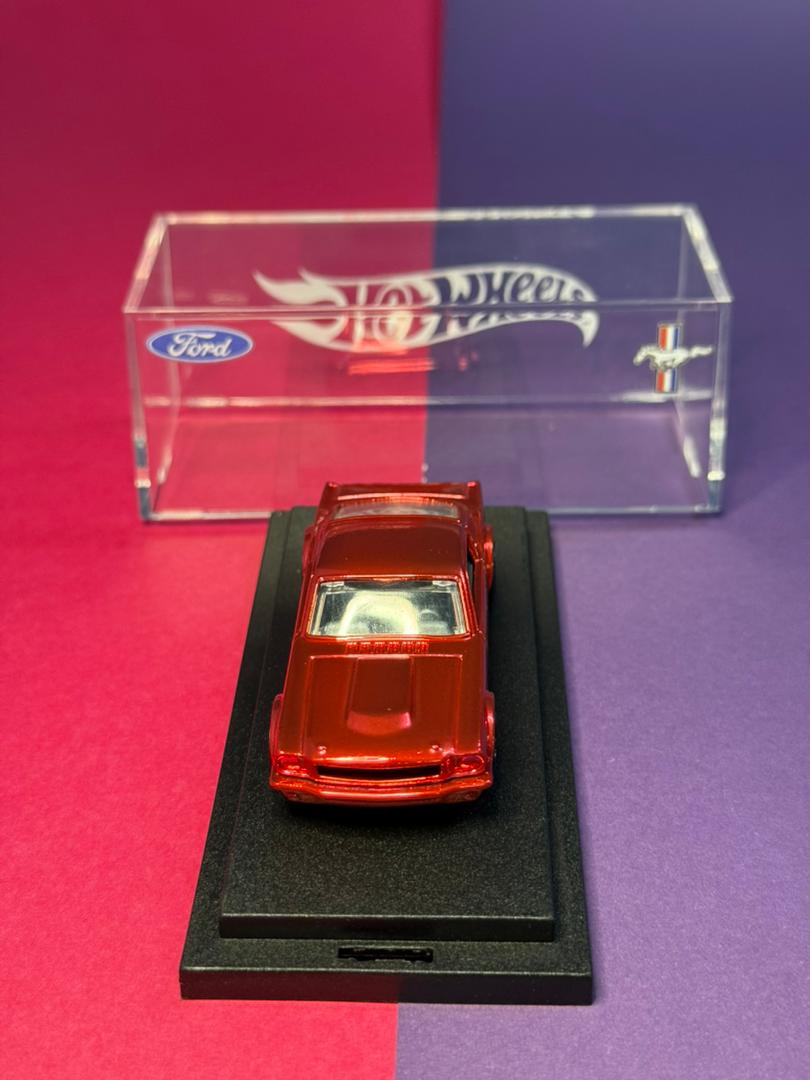 Hot Wheels Custom Ford Mustang Fastback Red Spectraflame (1 of 1 EDITION)