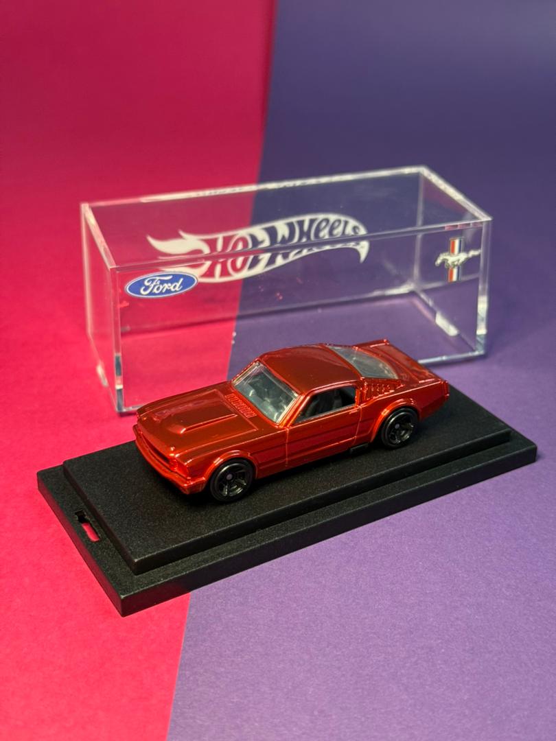 Hot Wheels Custom Ford Mustang Fastback Red Spectraflame (1 of 1 EDITION)
