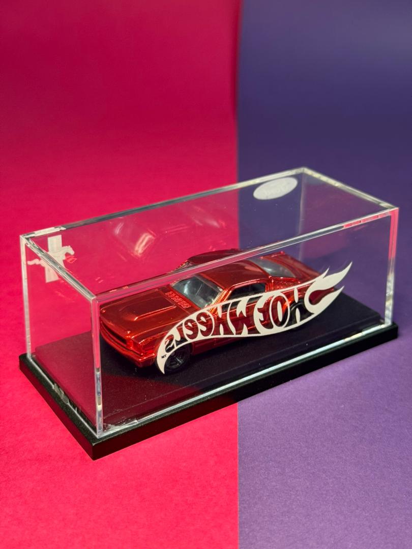 Hot Wheels Custom Ford Mustang Fastback Red Spectraflame (1 of 1 EDITION)