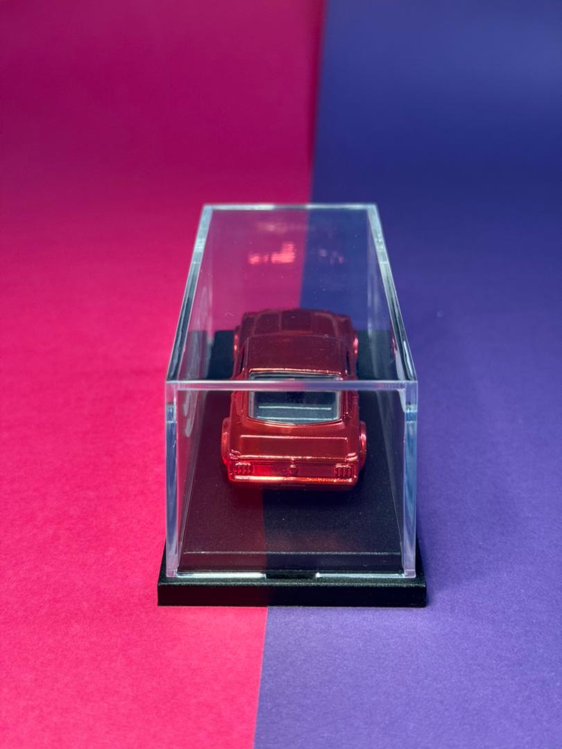 Hot Wheels Custom Ford Mustang Fastback Red Spectraflame (1 of 1 EDITION)