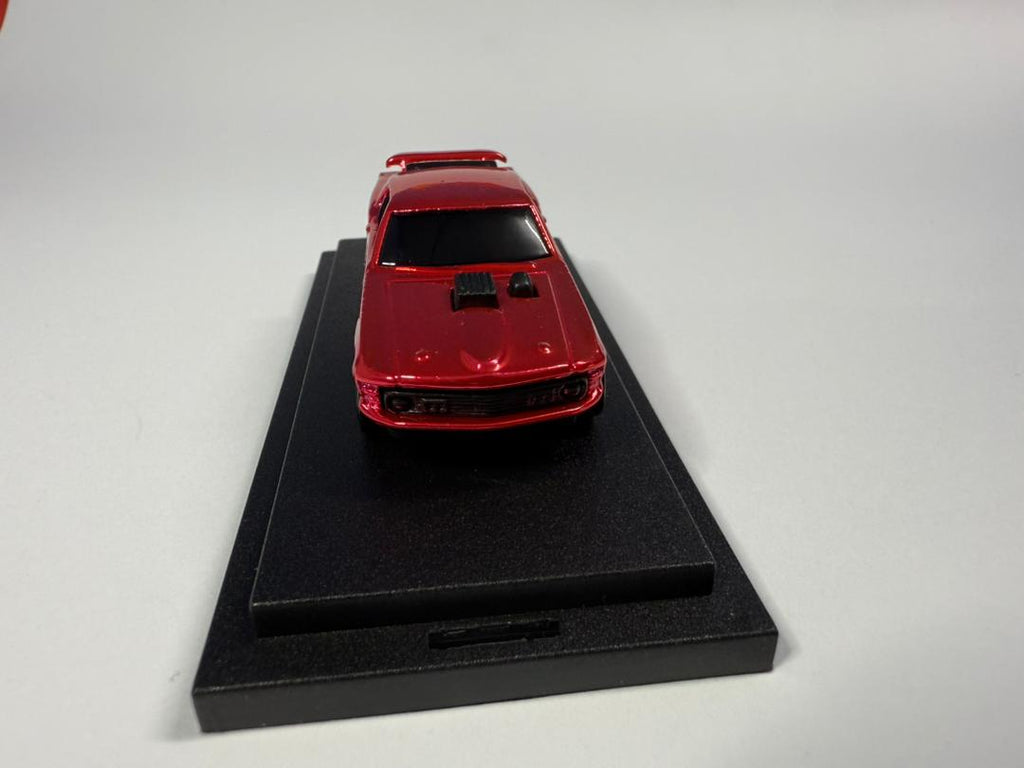 Hot Wheels Custom Mustang Mach 1 Pink Flamingo Spectraflame (1 of 1 EDITION)