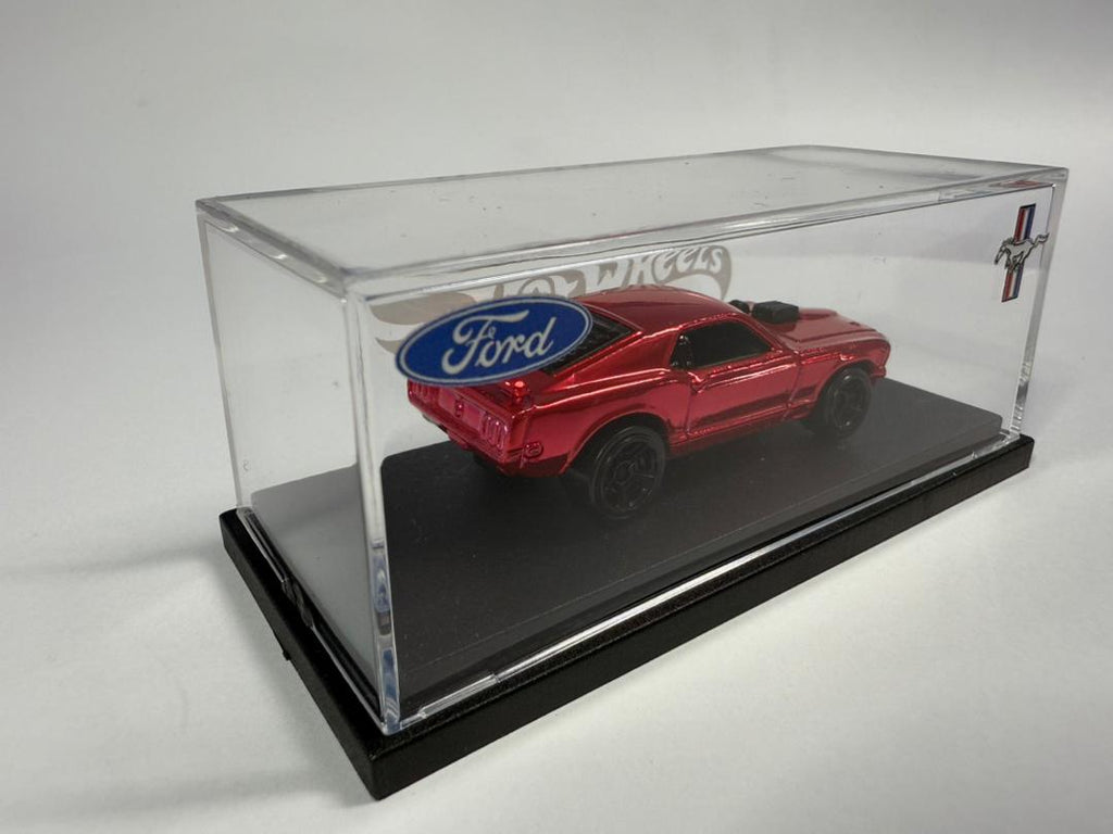 Hot Wheels Custom Mustang Mach 1 Pink Flamingo Spectraflame (1 of 1 EDITION)