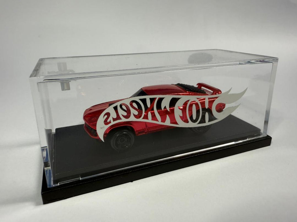 Hot Wheels Custom Mustang Mach 1 Pink Flamingo Spectraflame (1 of 1 EDITION)