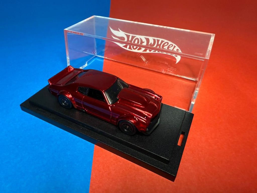 Hot Wheels Custom Chevelle SS Red Spectraflame + Rubber Wheels (1 of 1 EDITION)