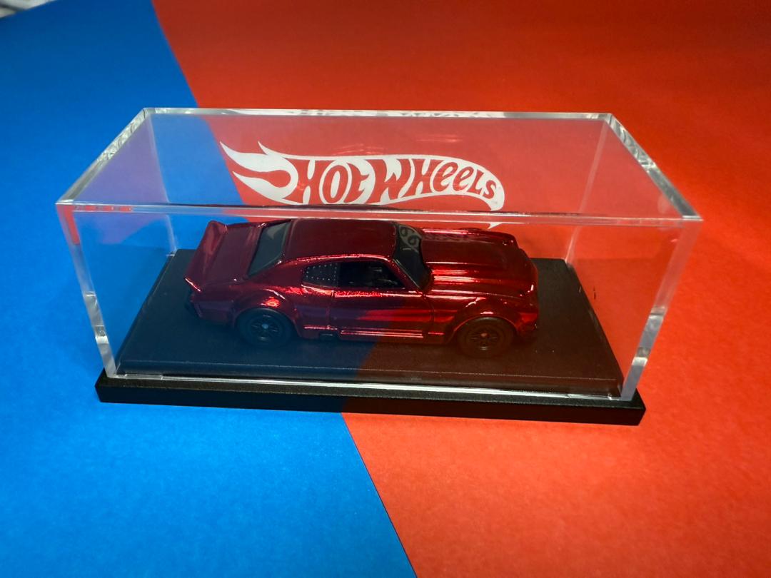 Hot Wheels Custom Chevelle SS Red Spectraflame + Rubber Wheels (1 of 1 EDITION)