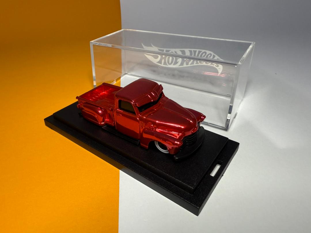 Hot Wheels Custom La Troca Pink Red Spectraflame (1 of 1 EDITION)