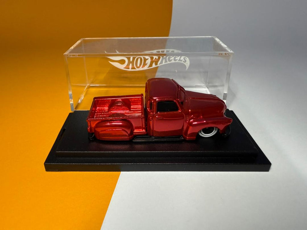 Hot Wheels Custom La Troca Pink Red Spectraflame (1 of 1 EDITION)