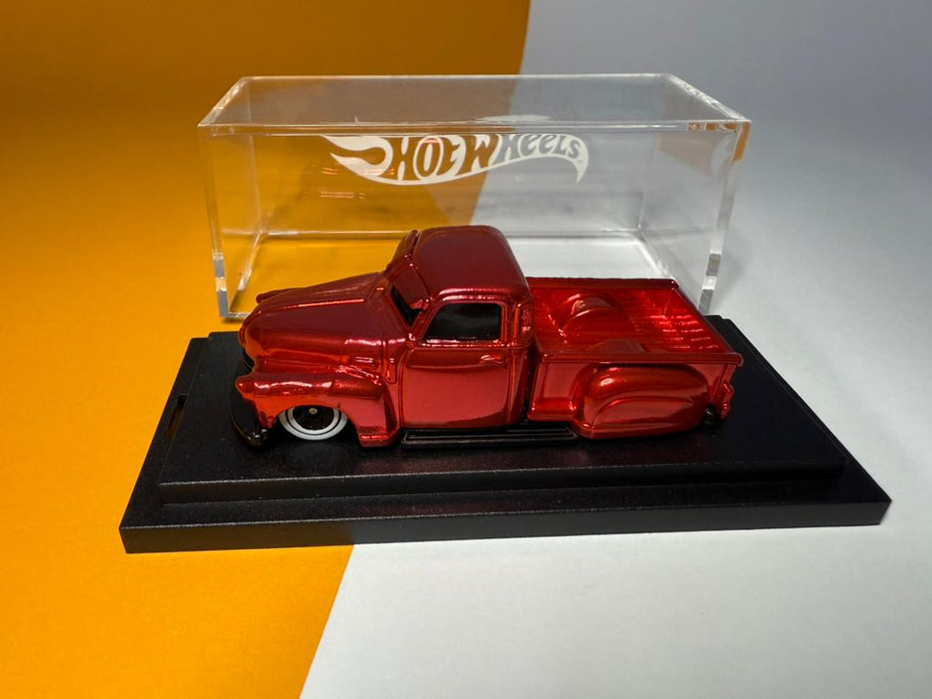 Hot Wheels Custom La Troca Pink Red Spectraflame (1 of 1 EDITION)