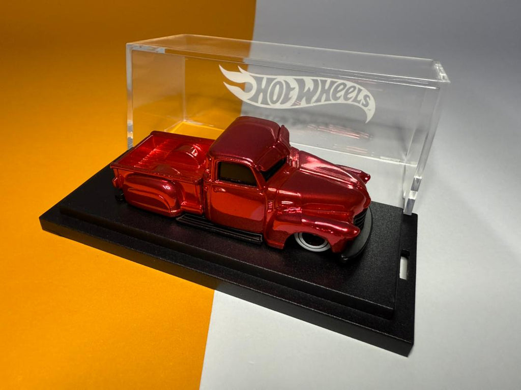 Hot Wheels Custom La Troca Pink Red Spectraflame (1 of 1 EDITION)