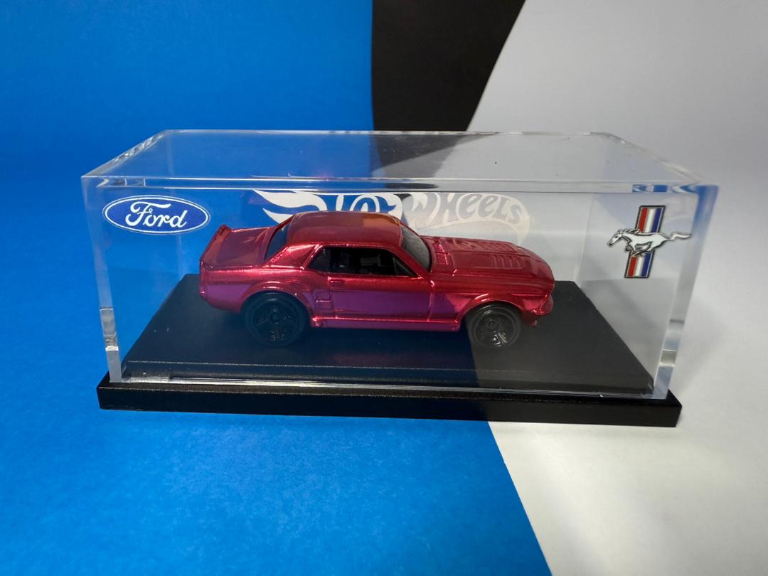 Hot Wheels Custom '67 Ford Mustang Pink Flamingo Spectraflame (1 of 1 EDITION)