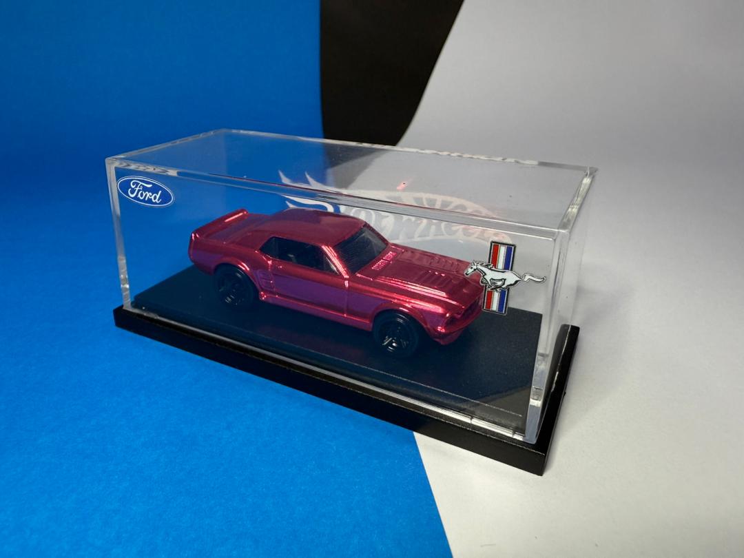 Hot Wheels Custom '67 Ford Mustang Pink Flamingo Spectraflame (1 of 1 EDITION)