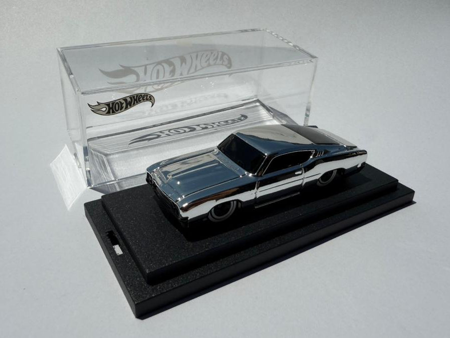 Hot Wheels Custom '69 Ford Torino Talladega Chrome Mirror (1 of 1 EDITION)