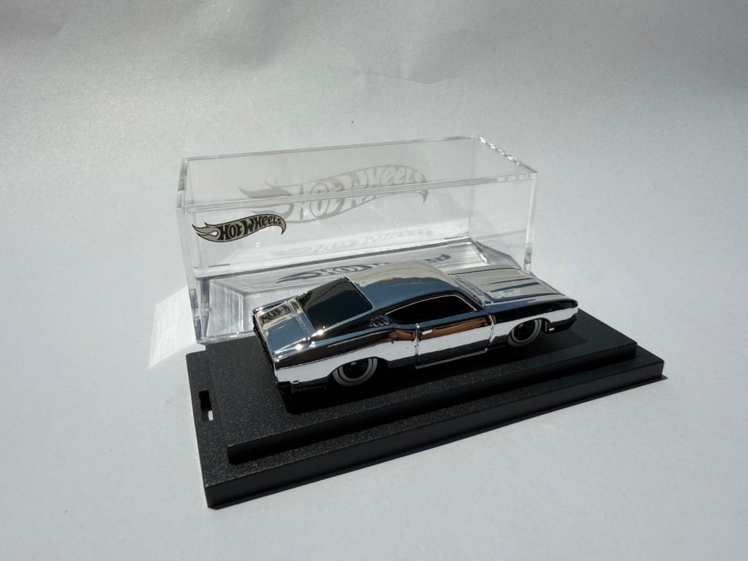 Hot Wheels Custom '69 Ford Torino Talladega Chrome Mirror (1 of 1 EDITION)