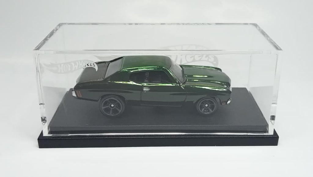 Hot Wheels Custom '70 Chevelle SS Custom Spectraflame 2tone BlackGreen (1 of 1)
