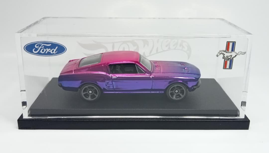 Hot Wheels '67 Ford Mustang Coupe Custom Spectraflame 2Tone FlamingoPinkBlue