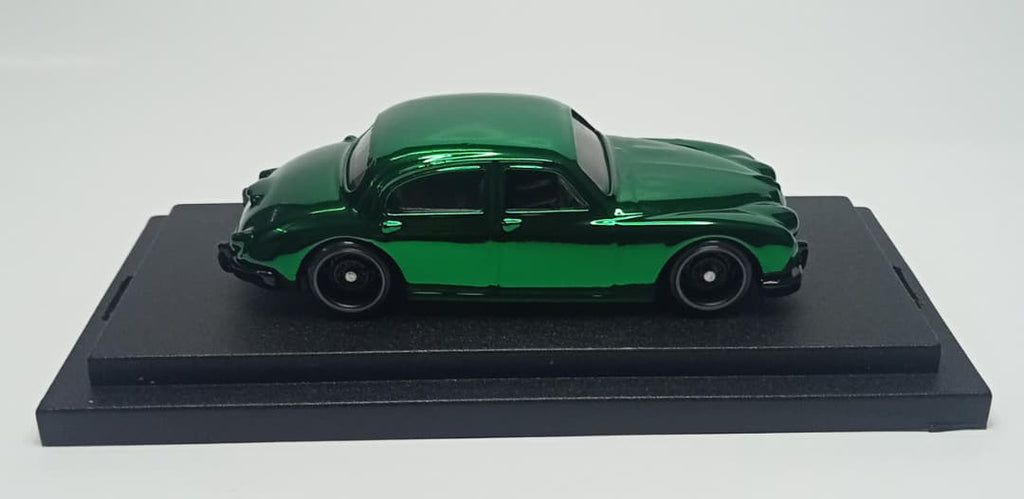 Share Hot Wheels Custom Jaguar MK1 Spectraflame BritishGreen 1 of 1 ONLY