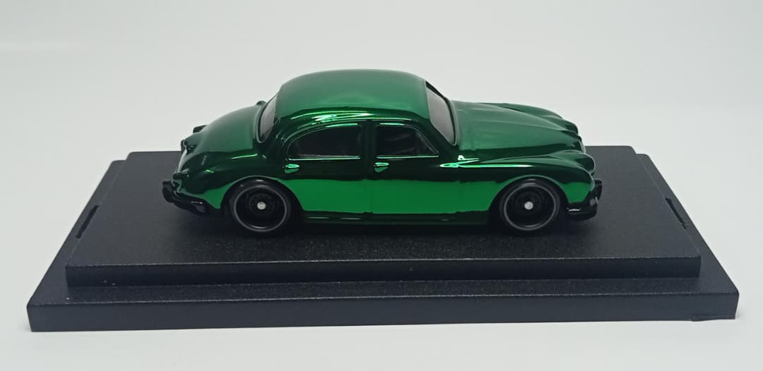 Share Hot Wheels Custom Jaguar MK1 Spectraflame BritishGreen 1 of 1 ONLY