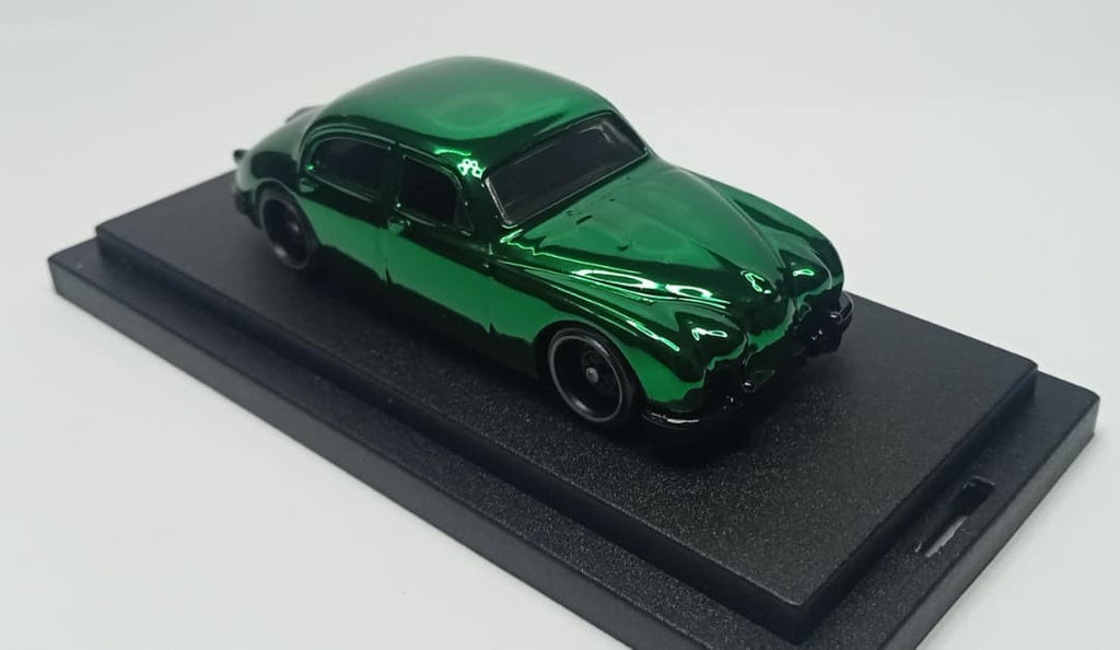 Share Hot Wheels Custom Jaguar MK1 Spectraflame BritishGreen 1 of 1 ONLY