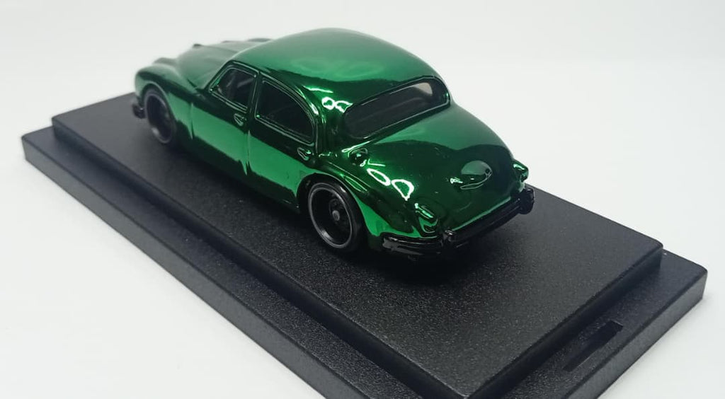 Share Hot Wheels Custom Jaguar MK1 Spectraflame BritishGreen 1 of 1 ONLY