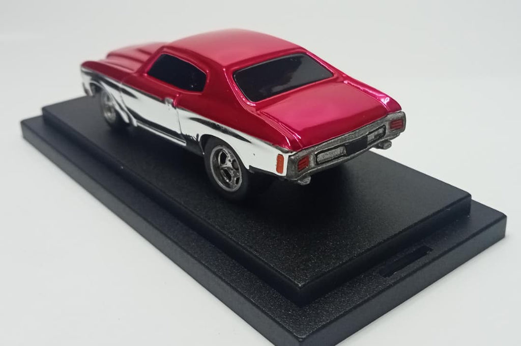 Hot Wheels Custom '70 Chevelle SS Rubber Wheels Spectraflame 2tone PinkChrome