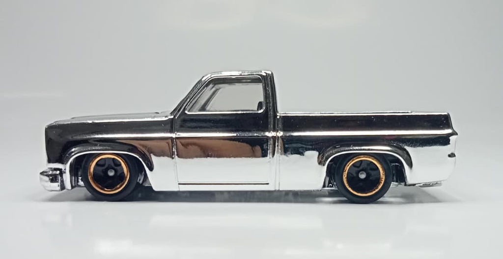 Hot Wheels Custom '83 Chevy Silverado Chrome Mirror (1 OF 1)