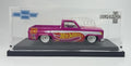 Hot Wheels Custom 83 Silverado Racing Team Edition PinkMarron Ver1 / Real Rider / 1 of 1