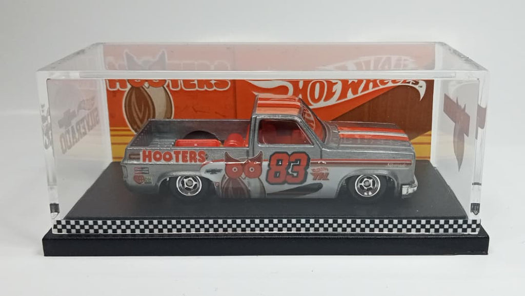 HotWheels Custom 83 Silverado the hooters ZAMAC Edition Ver1 / Real Rider 1/1