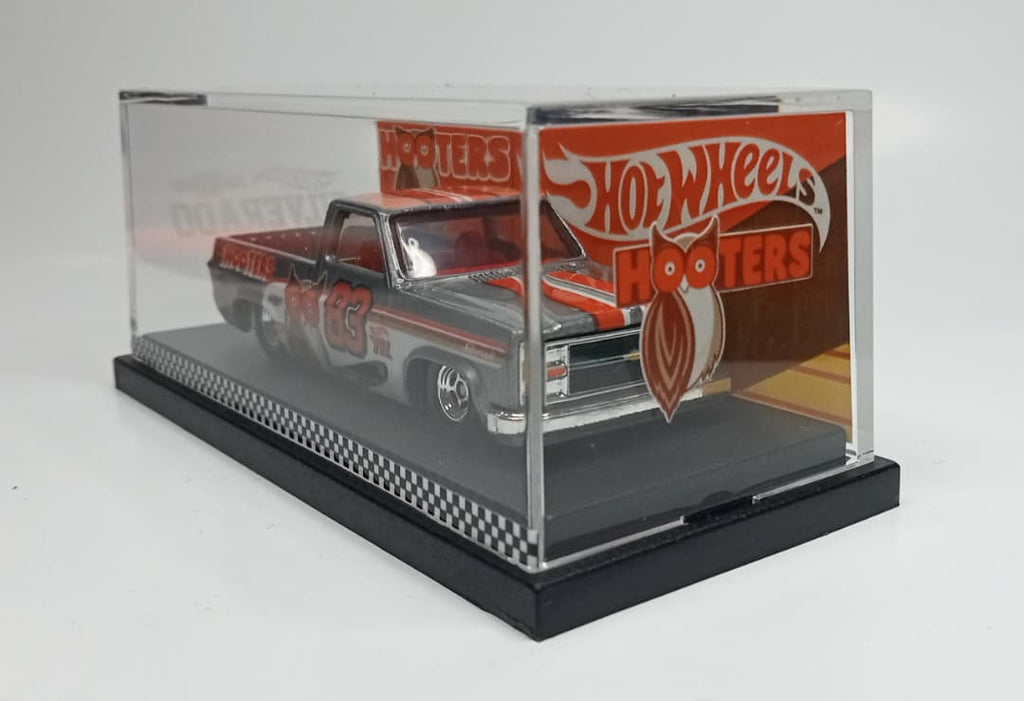 HotWheels Custom 83 Silverado the hooters ZAMAC Edition Ver1 / Real Rider 1/1